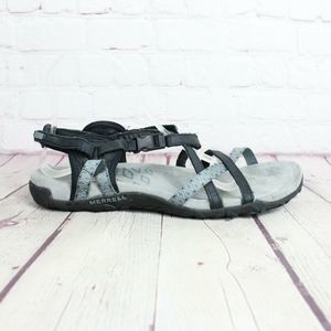 Merrell Leather Strappy Sport Sandals